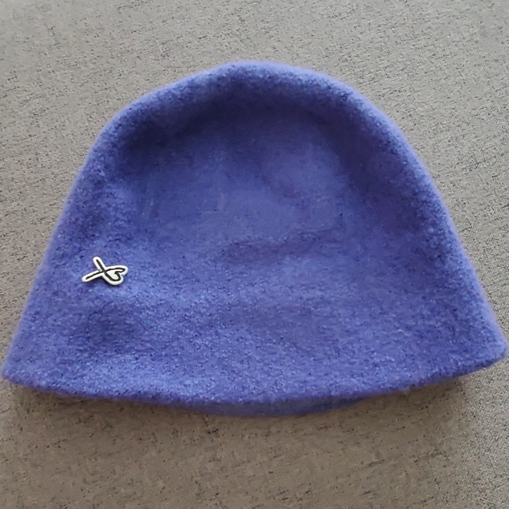 Wool cloche style winter hat